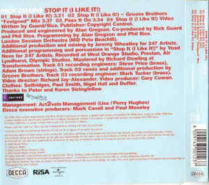 Rick Guard - Stop It (I Like It!) Maxi Single CD