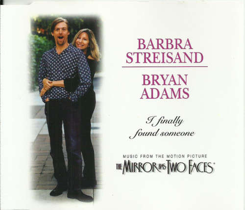 Barbra Streisand and Bryan Adams - I Finally Found Someone Maxi Single CD