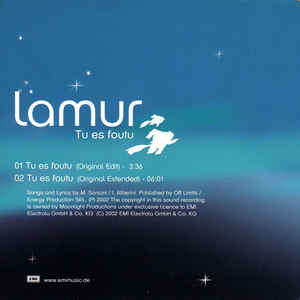 Lamur - Tu Es Foutu Maxi Single CD Import