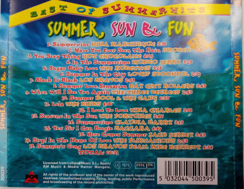 Various Summer Hits - Summer Fun and Sun CD Import
