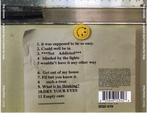 Streets - A Grand Don`t Come For Free CD Import