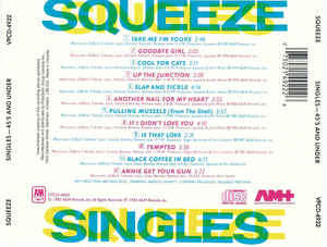 Squeeze - Singles 45`s and Under CD Import