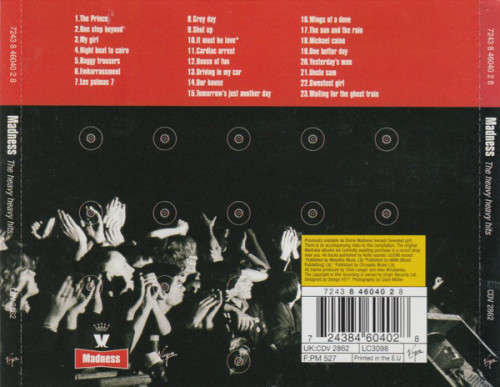 Madness - Heavy Heavy Hits CD Import
