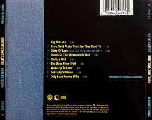 Peter Cetera - Solitude / Solitaire CD Import
