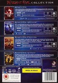 Resident Evil Collection - 4x Movie DVD Set
