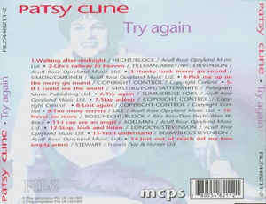 Patsy Cline - Try Again CD Import