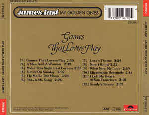 James Last - Games That Lovers Play CD Import