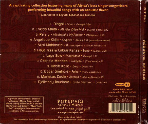 Various - Acoustic Africa CD Import