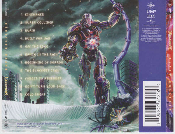 Megadeth - Super Collider CD Import Sealed