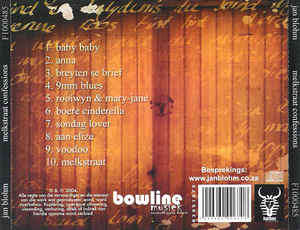 Jan Blohm - Melkstraat Confessions CD