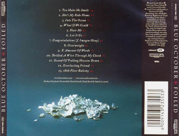 Blue October - Foiled CD
