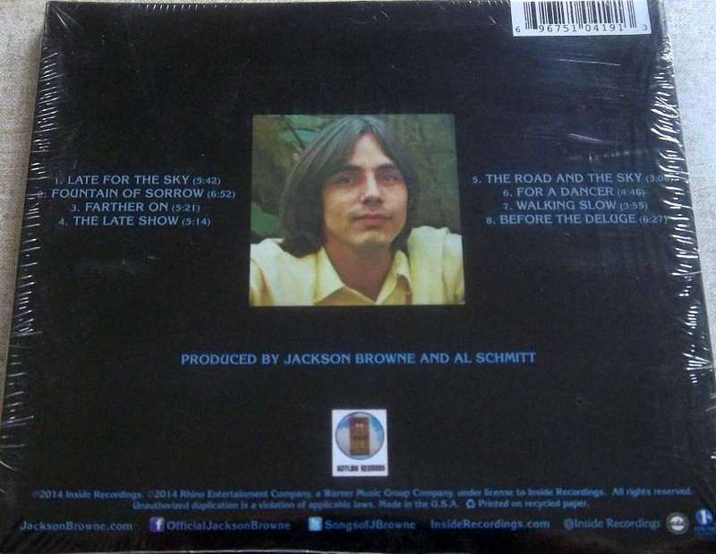 Jackson Browne - Late For the Sky CD Import Sealed
