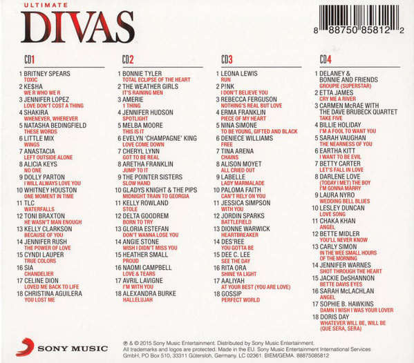 Various - Ultimate Divas 4x CD Sealed