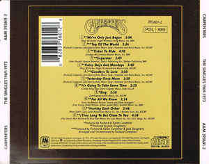 Carpenters - The Singles 1969-1973 CD Import