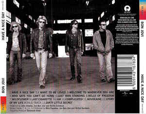 Bon Jovi - Have a Nice Day CD