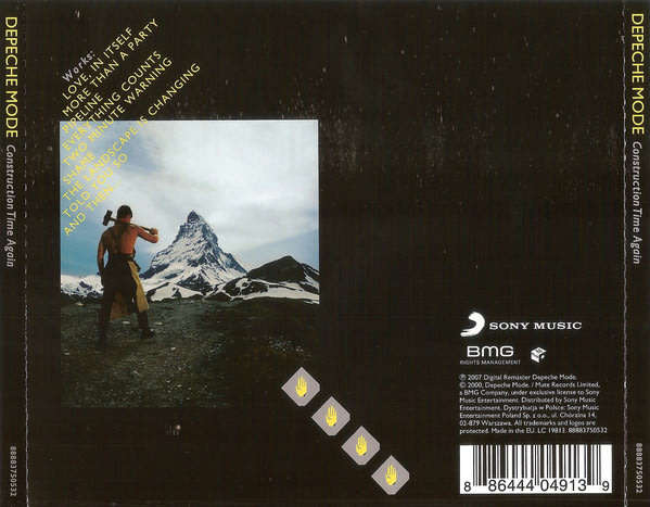Depeche Mode - Construction Time Again CD Import Sealed