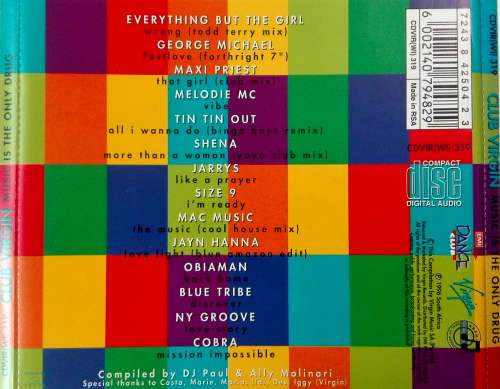 Various - Club Virgin - Music Is the Only Drug CD