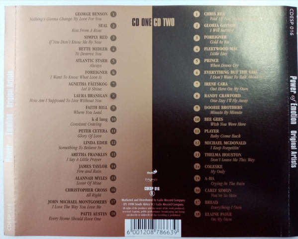 Various - Power of Emotion Double CD