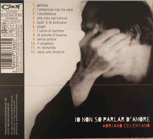 Adriano Celentano - Io Non So Parlar D`Amore CD Import