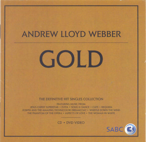 Andrew Lloyd Webber - Gold - Definitive Hit Singles Collection CD/DVD Double