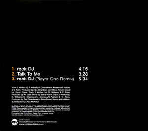 Robbie Williams - Rock DJ CD Maxi Single Import