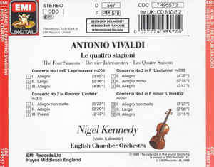 Nigel Kennedy - Vivaldi: The Four Seasons CD Import