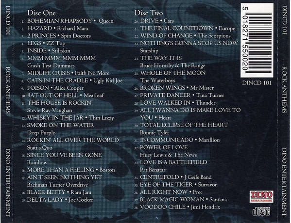 Various - Rock Anthems Double CD