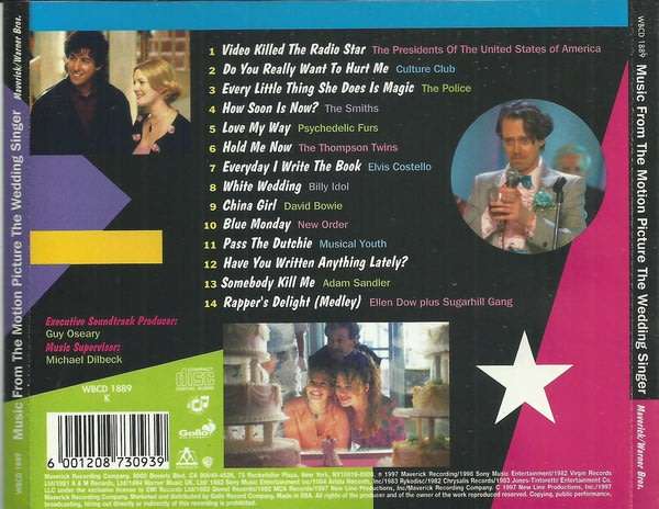 Various - The Wedding Singer Volume 1 + 2 Soundtrack CD