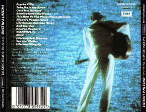 Talking Heads - Once In a Lifetime Best of CD