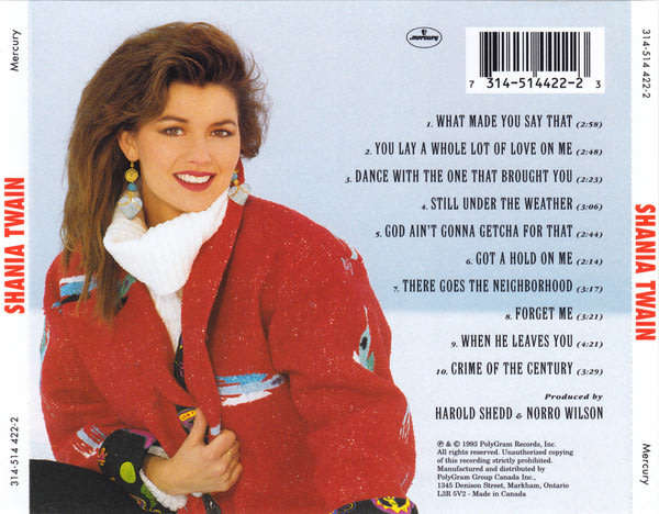 Shania Twain - Shania Twain CD Import