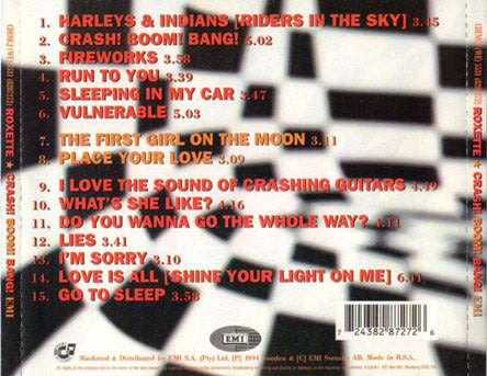 Roxette - Crash! Boom! Bang! CD