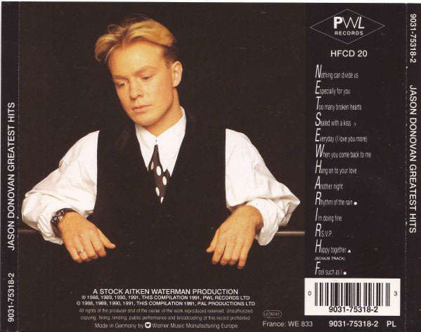 Jason Donovan - Greatest Hits CD Import