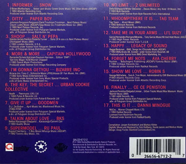Various - Dance Mix USA Vol. 2 CD Import (Techno)