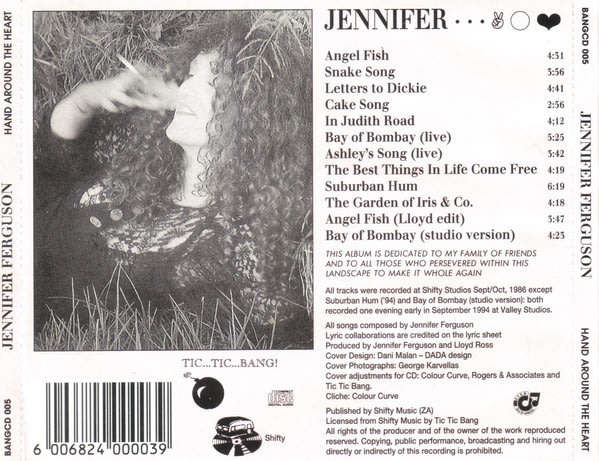 Jennifer Ferguson - Hand Around the Heart CD
