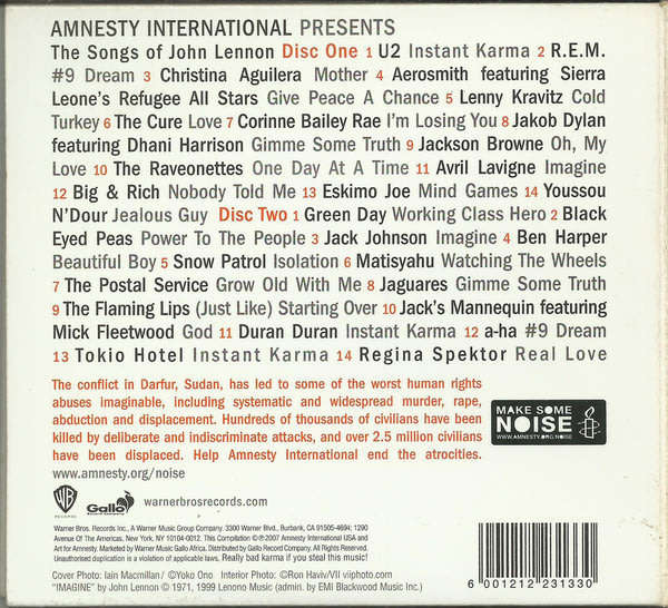 Various - Make Some Noise: The Amnesty International Campaign To Save Darfur CD