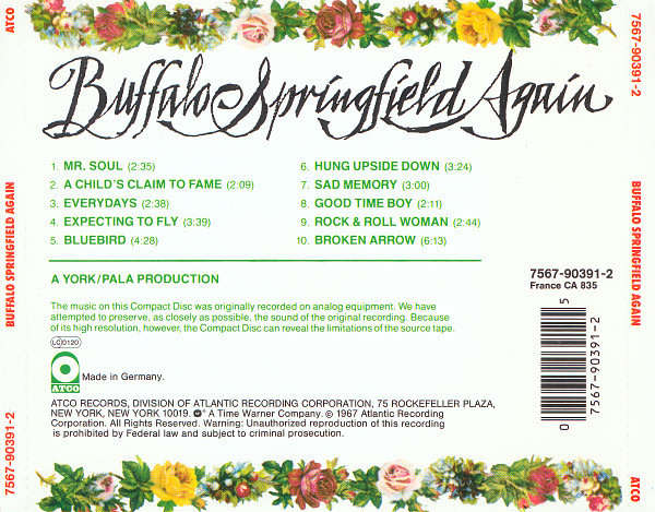 Buffalo Springfield - Buffalo Springfield Again CD Import
