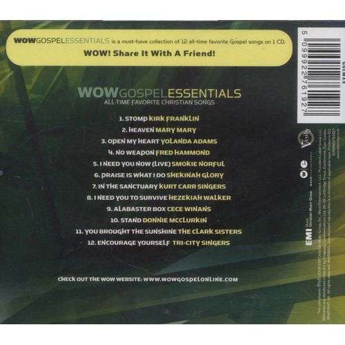 Wow Gospel Essentials - All-Time Favorite Songs CD Import