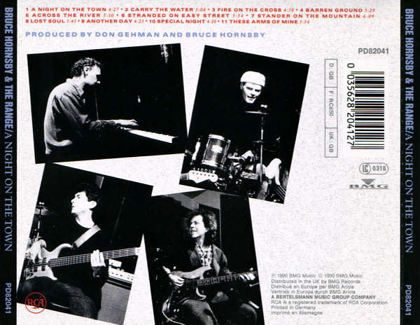 Bruce Hornsby & the Range - A Night On the Town CD Import