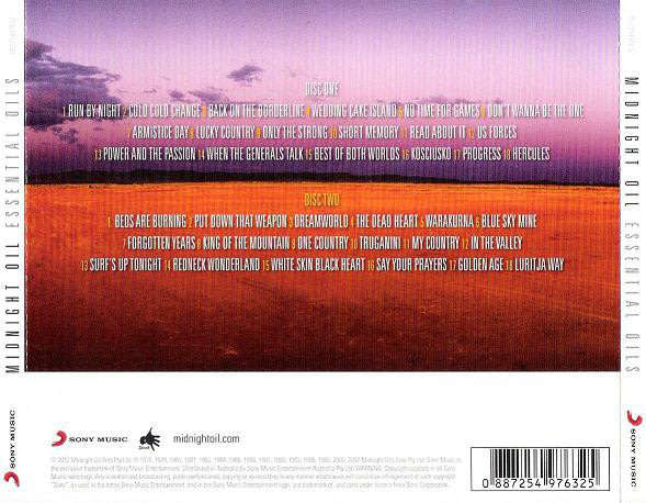Midnight Oil - Essential Oils Double CD Import