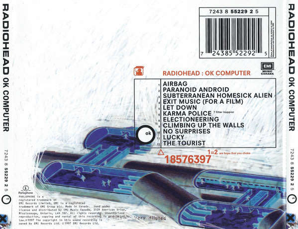 Radiohead - OK Computer CD Import