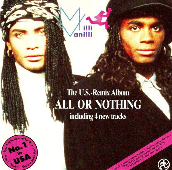 Milli Vanilli - All Or Nothing - U.S. Remix Album CD Import