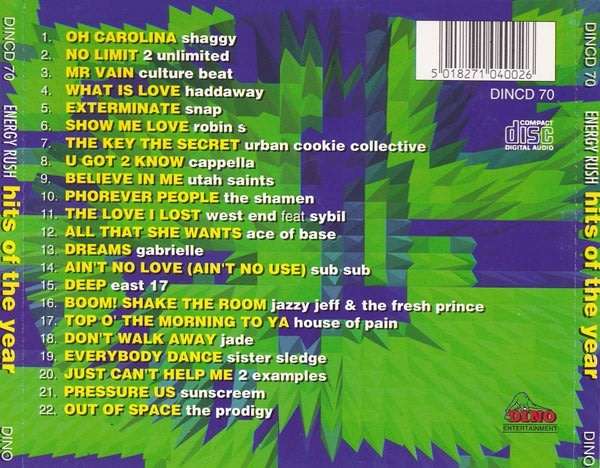 Various - Energy Rush (22 Hits of the Year) CD Import