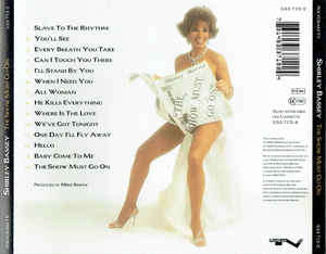 Shirley Bassey - The Show Must Go On CD Import