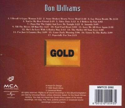 Don Williams - Gold CD