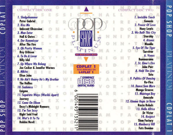 Various - Pop Shop Platinum Double CD Rare