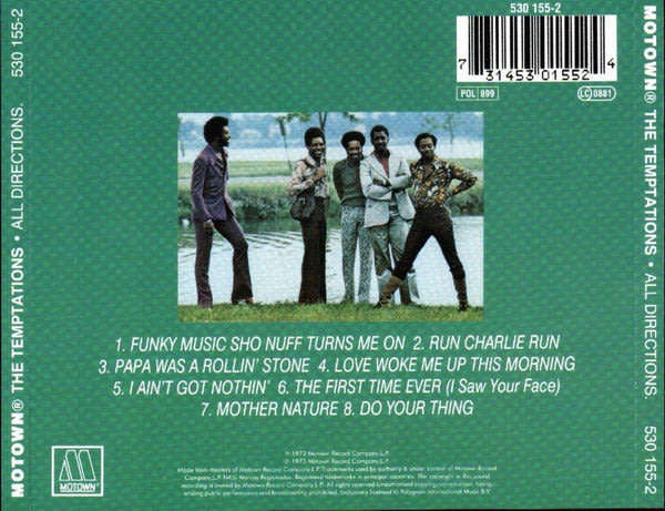 Temptations - All Directions CD Import