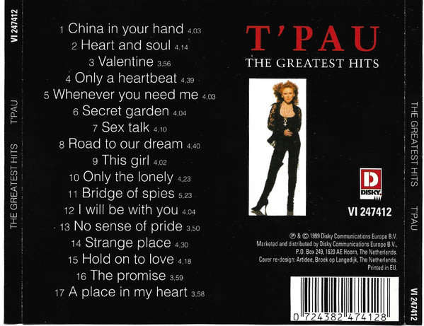 T'Pau - Greatest Hits CD Import