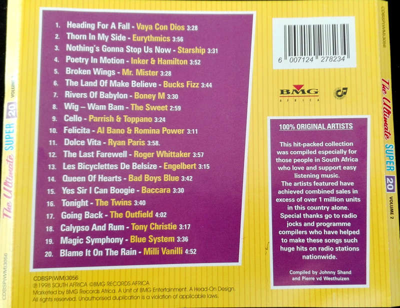 Ultimate Super 20 Volume 1 + 2 - Various CDs Rare