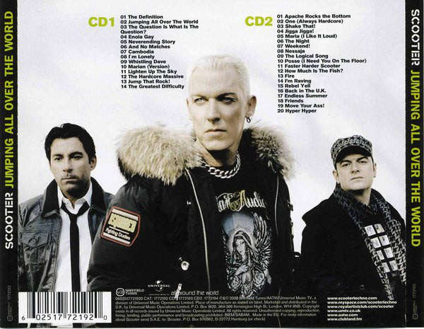 Scooter - Jumping All Over the World Double CD Import (Greatest Hits)