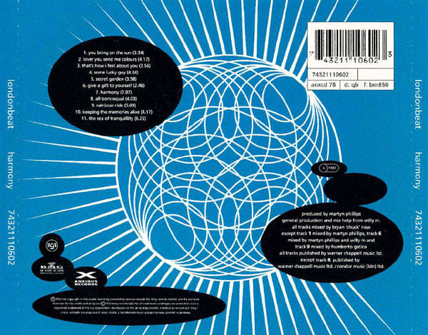 Londonbeat - Harmony CD